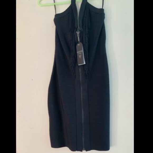 GUESS bandage dress with fringe - Picture 2 of 4